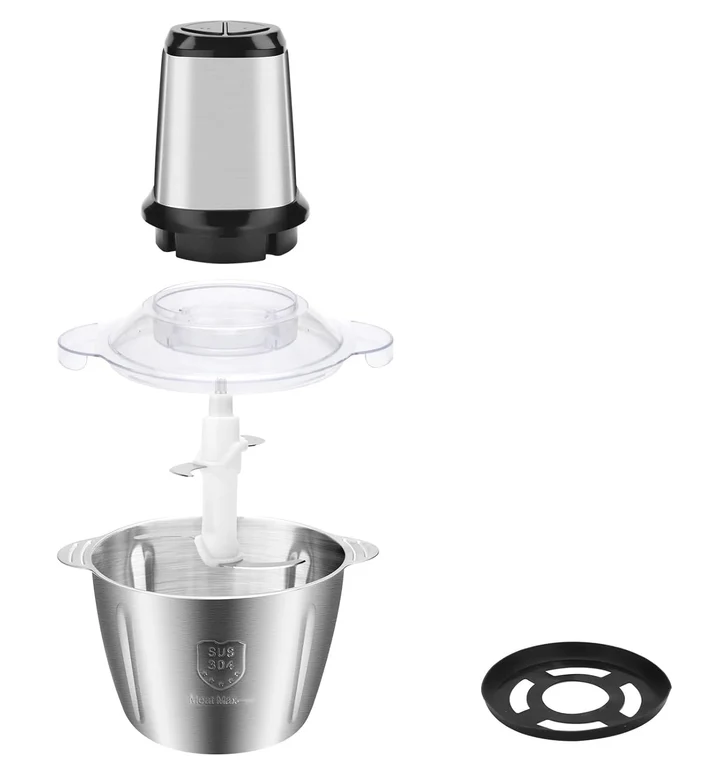 Tocator Electric Multifunctional,Capacitate 5L, Pentru Carne, Fructe si Legume, Bol Din Inox