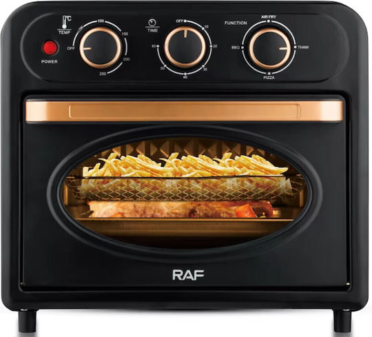 Cuptor Electric și Friteuză cu Aer RAF R.5348B – Inovație 2-în-1